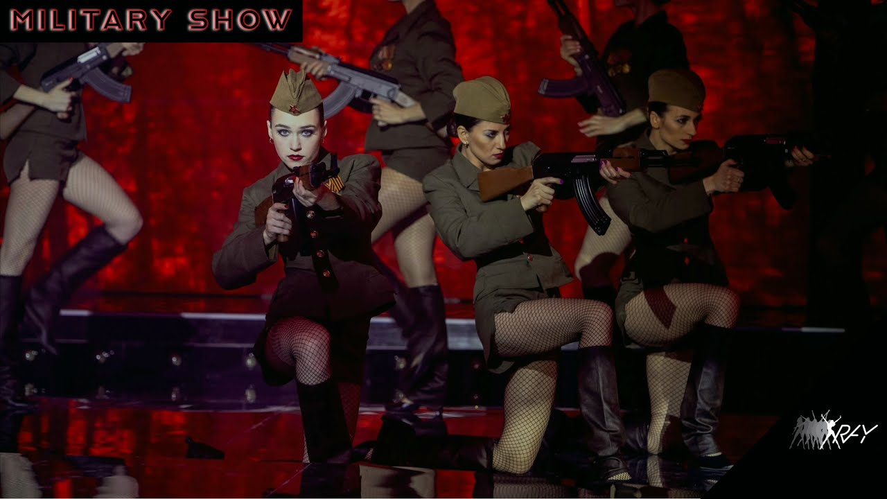 SHOW MILITARNE - X-Ray Dance Group - tancerki & karabiny mieszanka wybuchowa !