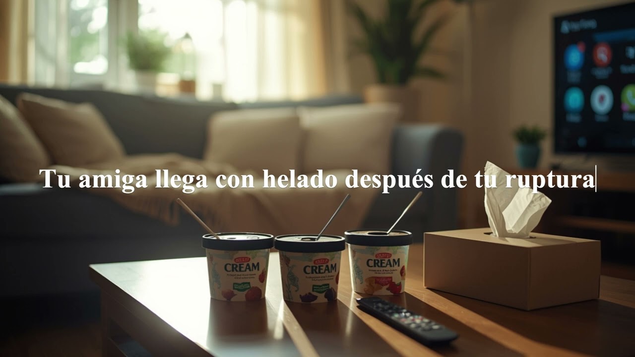 Tu amiga llega con helado después de tu ruptura | ASMR Roleplay