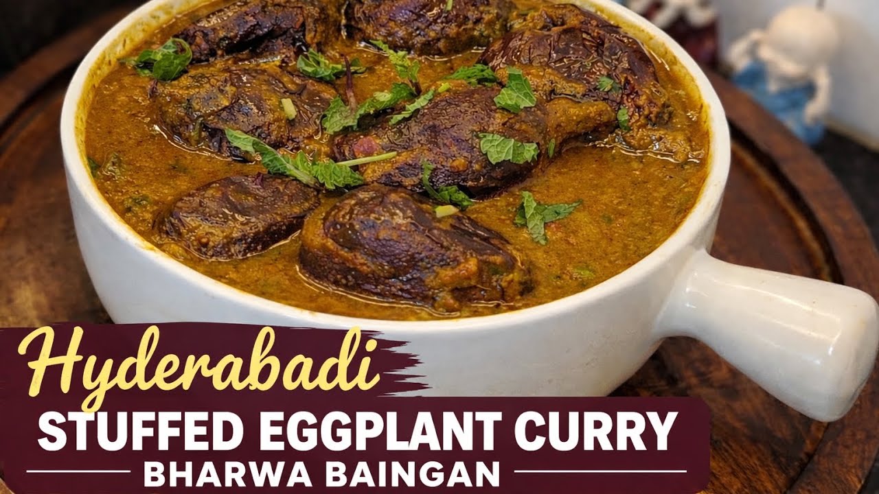 Bharwa Baingan Recipe 🔥 | Restaurant Style Stuffed Brinjal Curry 😍 | Easy & Spicy Indian Dish