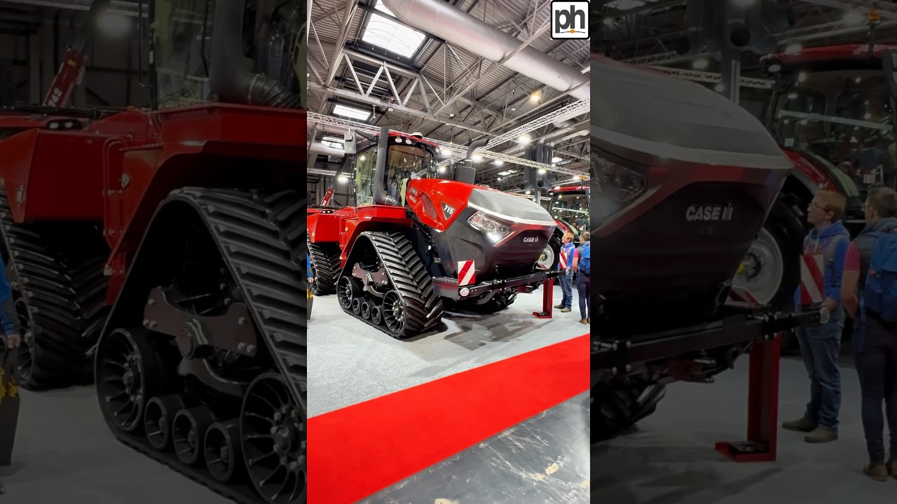 The New CASE IH 715 Quadtrac tractor at LAMMA show #lamma
