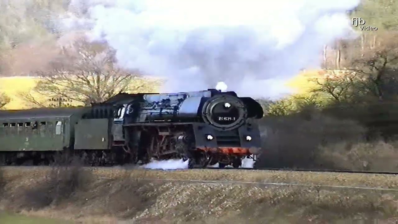Dampf u. Diesel um Saalfeld 1995 - KI verbessert - AI Remaster