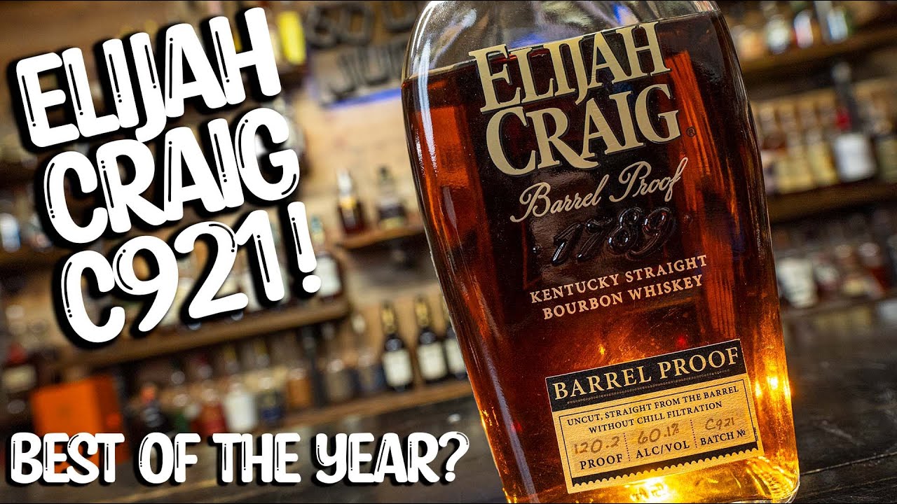 Elijah Craig Barrel Proof C921 Whiskey Review. Breaking the Seal EP# 173