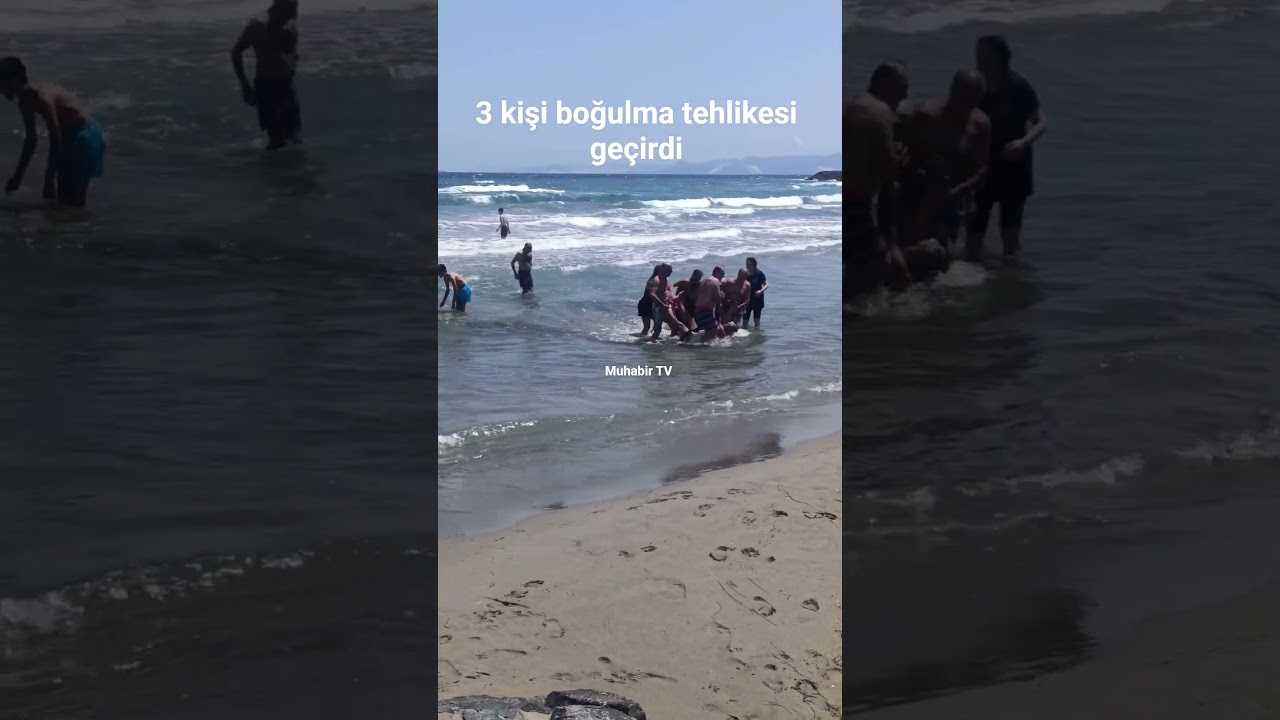 Tekirdağ'da denize giren 3 kişi boğulma tehlikesi ge&ccedil;irdi