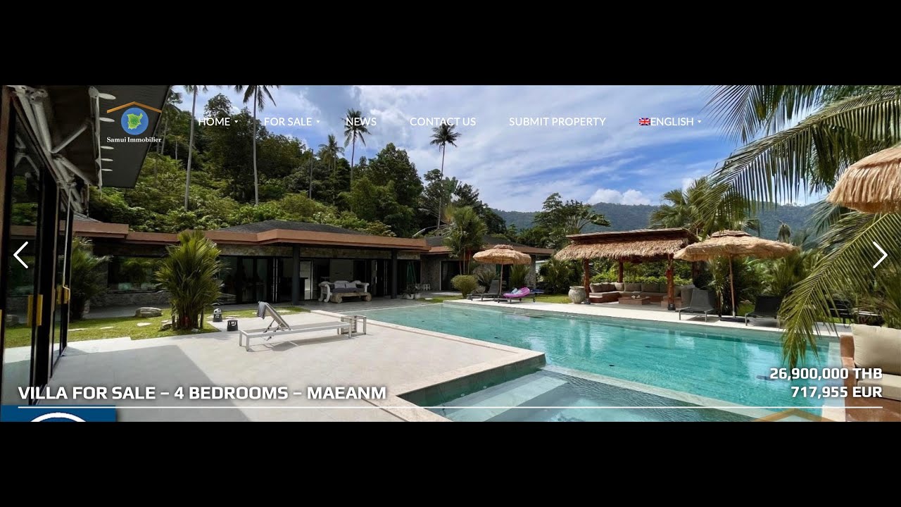 VC343 - Garden villa $ Bedrooms with pool - Maenam - Koh Samui