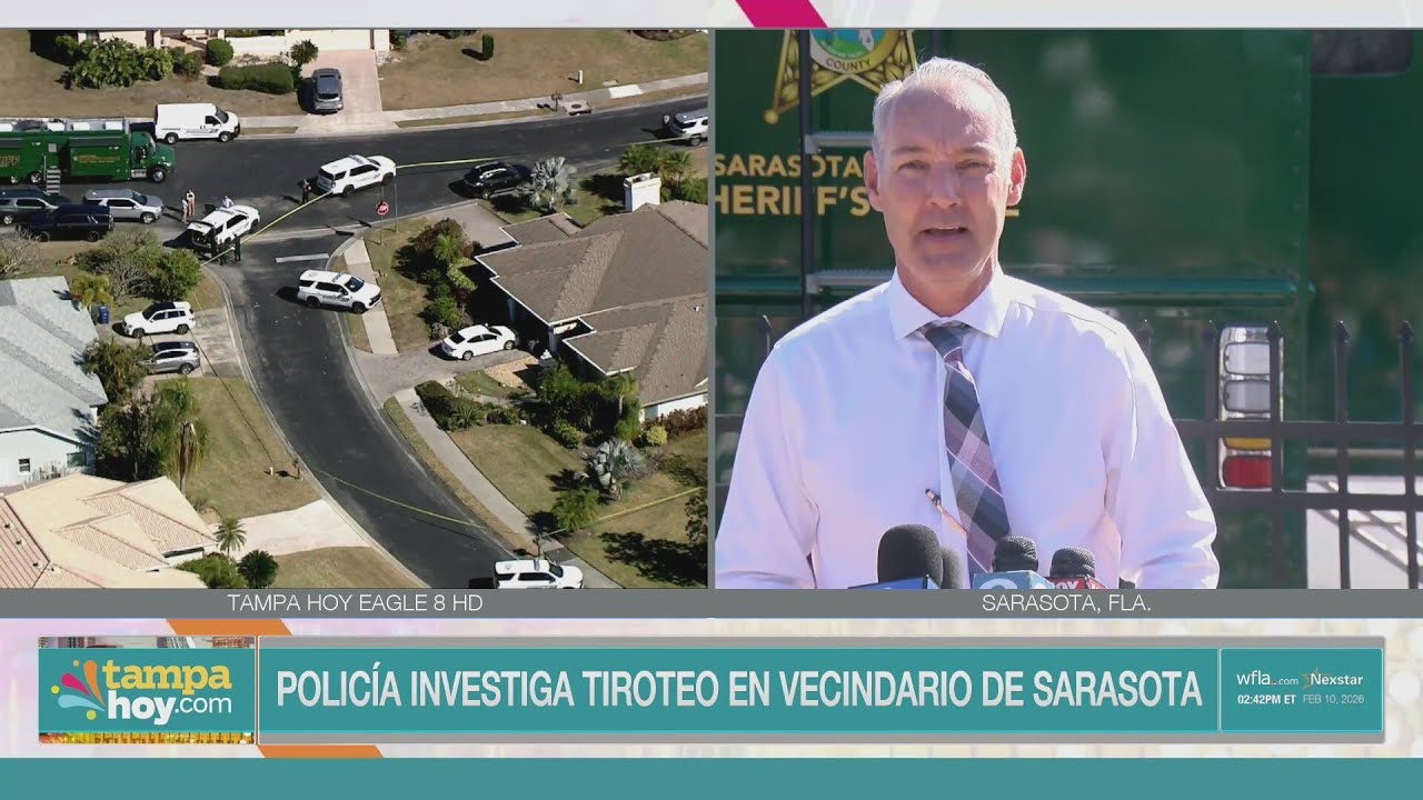 Autoridades dan actualización sobre tiroteo en vecindario de Sarasota