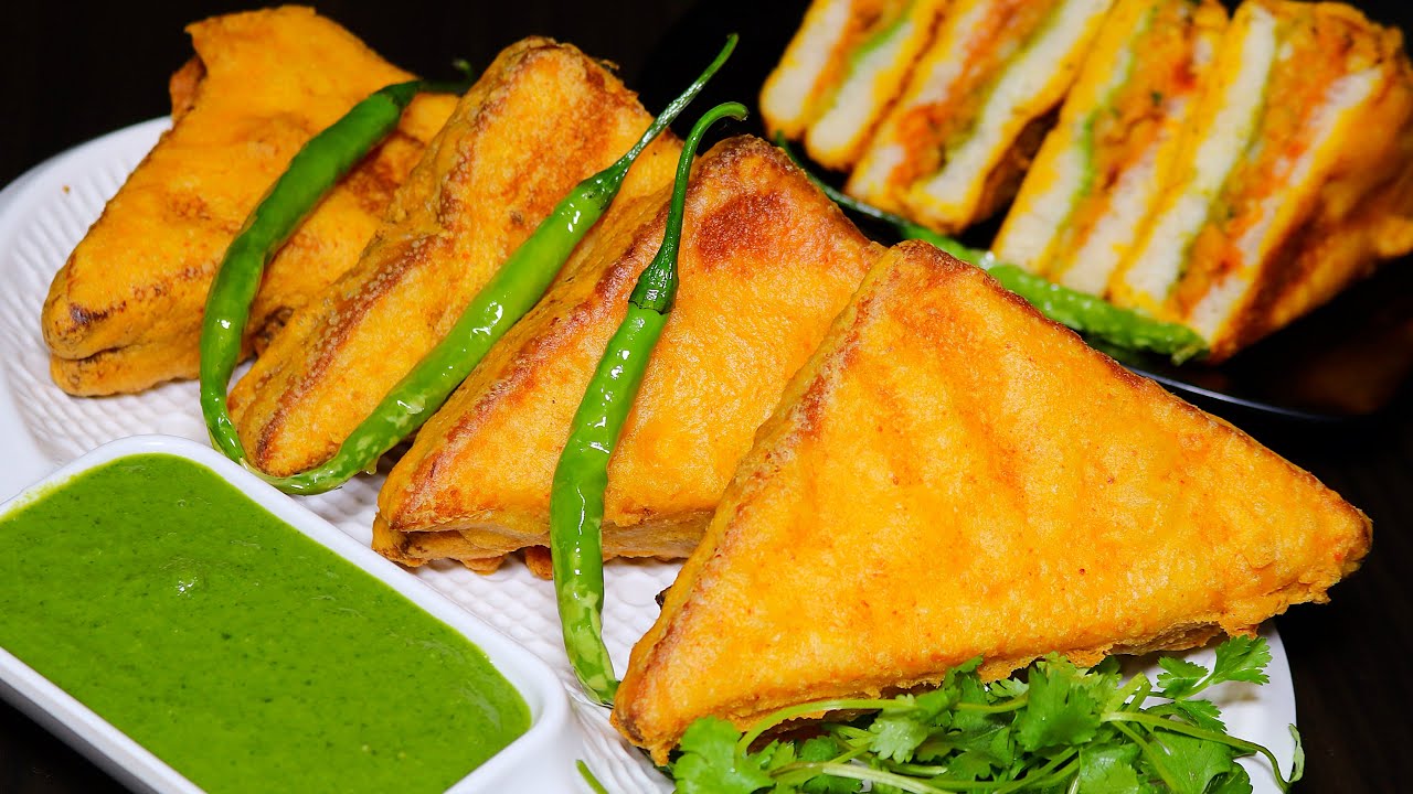 इस नये तरीके से ब्रेड पकोङा बनायेंगे तो हर बार ऐसे ही बनाकर खायेंगे | Crispy Bread Pakoda