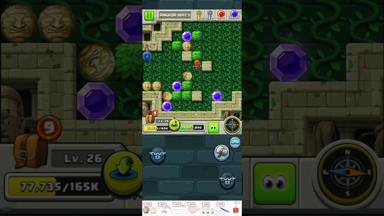 Diamond quest Angkor wat 5 stage 8