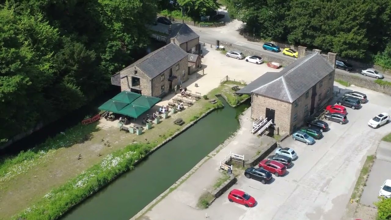 around Cromford on a camping trip in car
