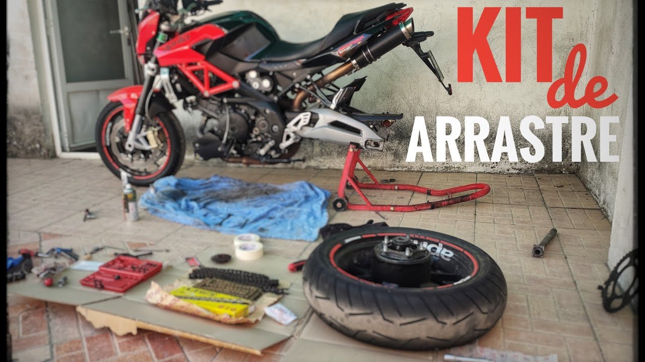 Cambio kit de arrastre, a mi manera 😅 - Aprilia Shiver 750
