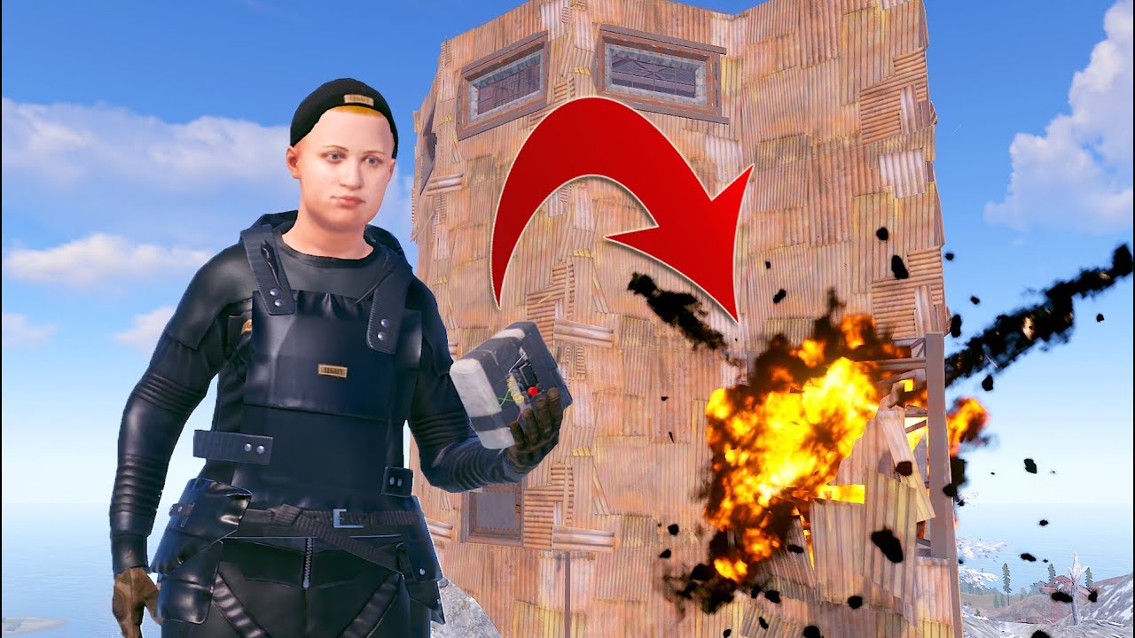 RAIDEO PERFECTO UNA GRAN BASE PERO EXTRAÑA 🧐 - RUST SOLO #1