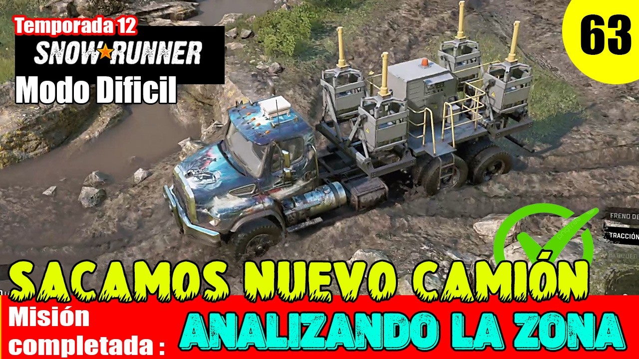 SNOWRUNNER Gameplay Español EP 63. -  Carolina del Norte - Misión completada: Analizando la zona