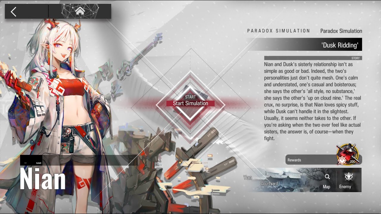 Arknights Paradox Simulation Nian Guide (High Level)