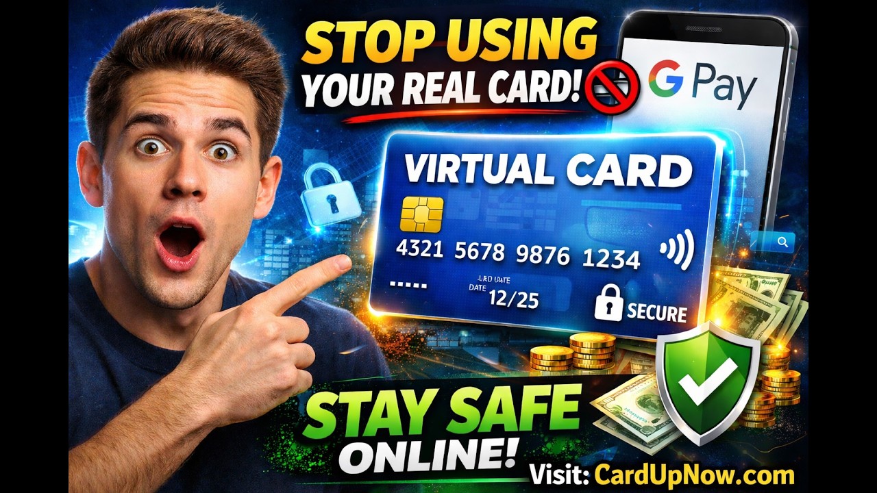 Virtual Card for Google Pay | Safe Online Payments with CardUpNow