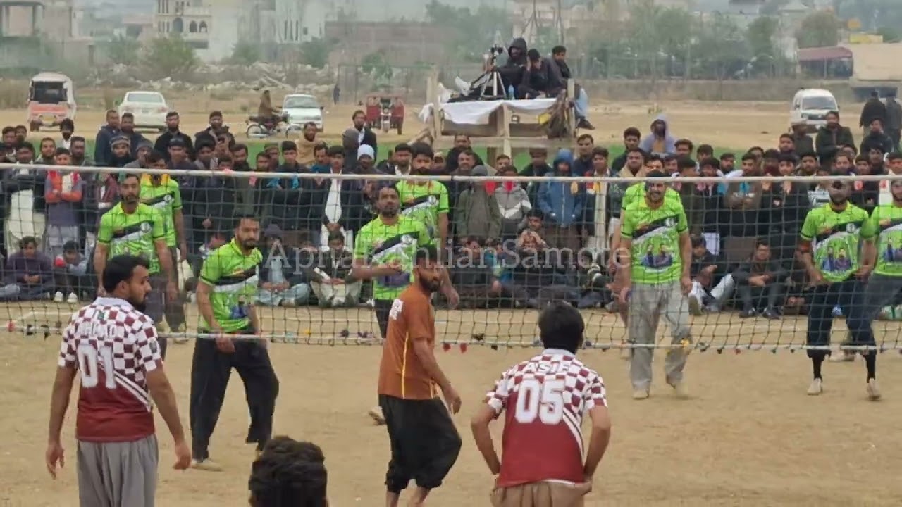 1st Game Tayyab Rasheed Club Vs MiyaniBorgi Club Manyanda December Shooting Volleyball Tournament