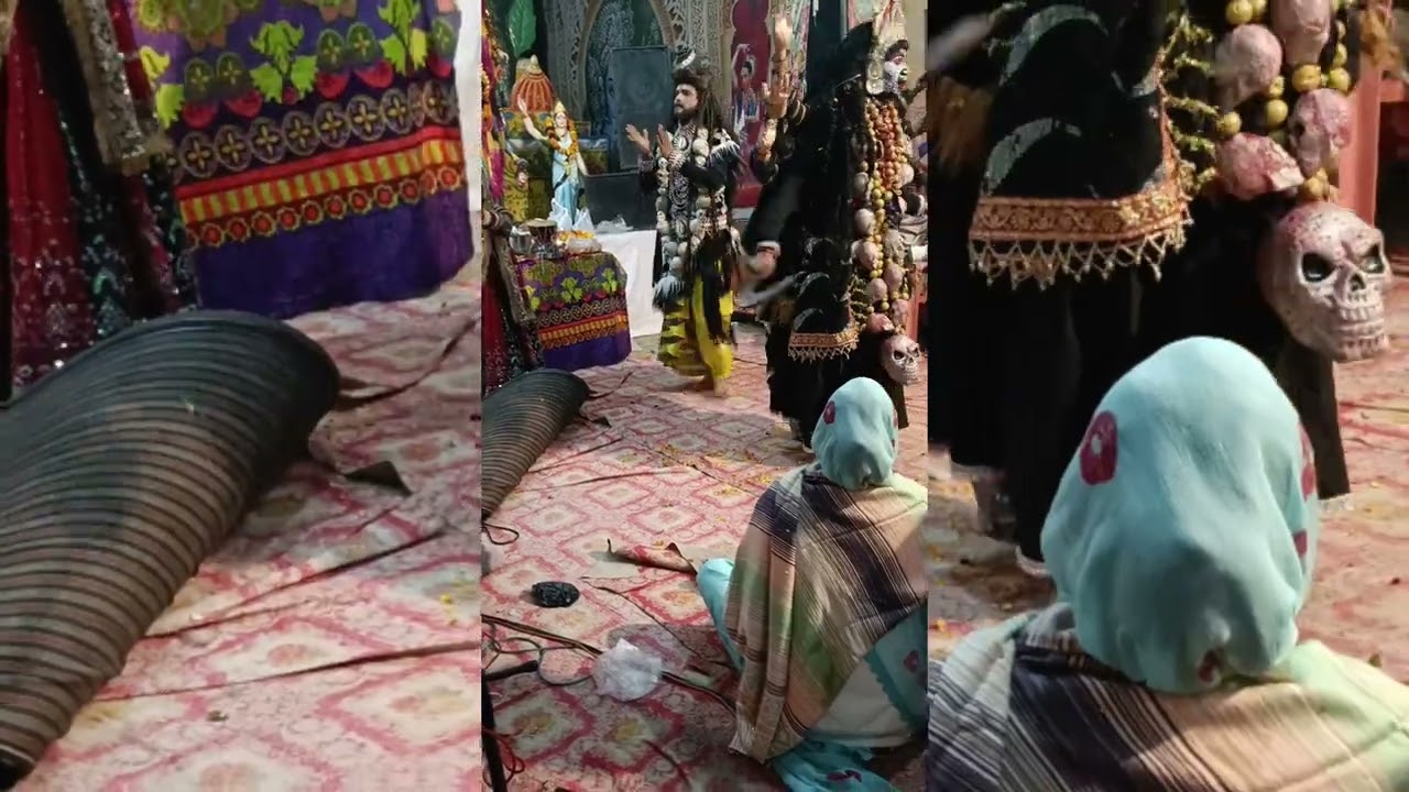 राम राम जी सब ने भोले बाबा और गोरा मैया के साथ माता काली की jaaki