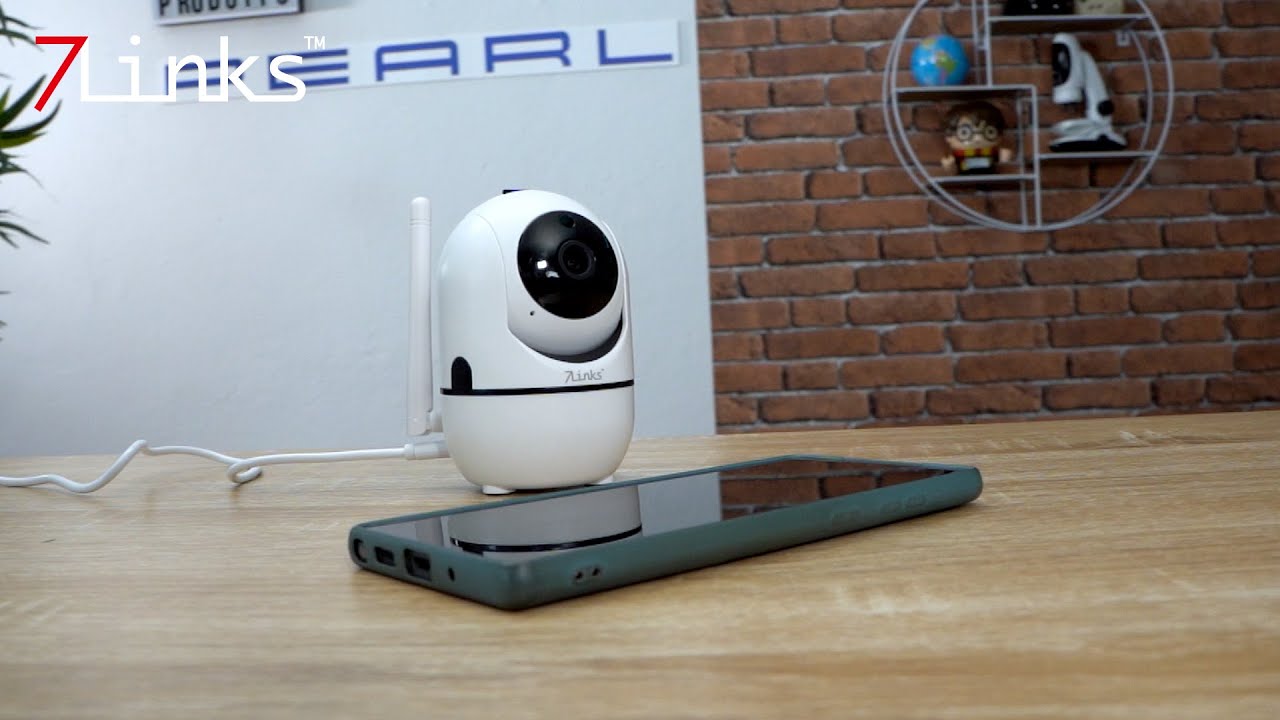Caméra de surveillance IP HD connectée avec suivi de mouvement IPC-450.track 7Links [PEARLTV.FR]