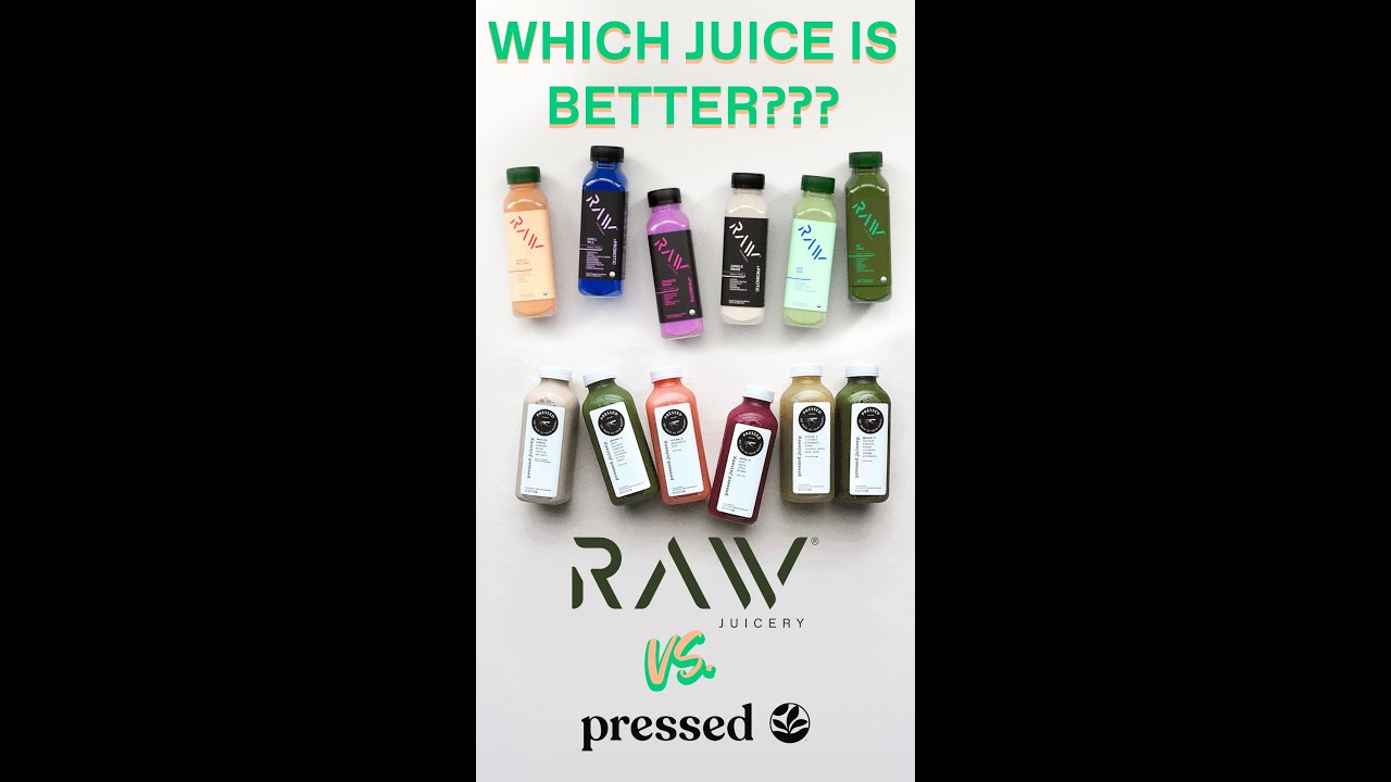 Which cold-pressed juice brand is better??? RAW Juicery vs. Pressed Juicery!