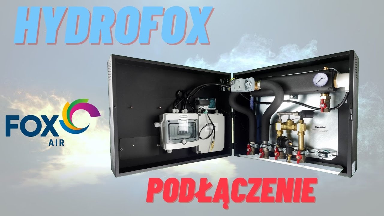 HYDROFOX moduł hydrauliczny do pomp ciepła FoxAIR-podłączenie