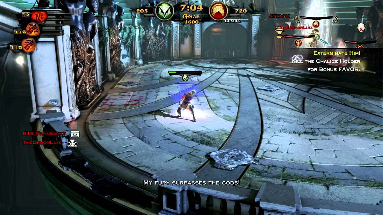 GOD OF WAR ASCENSION - CLAWS OF HADES FUSTER CLUCK
