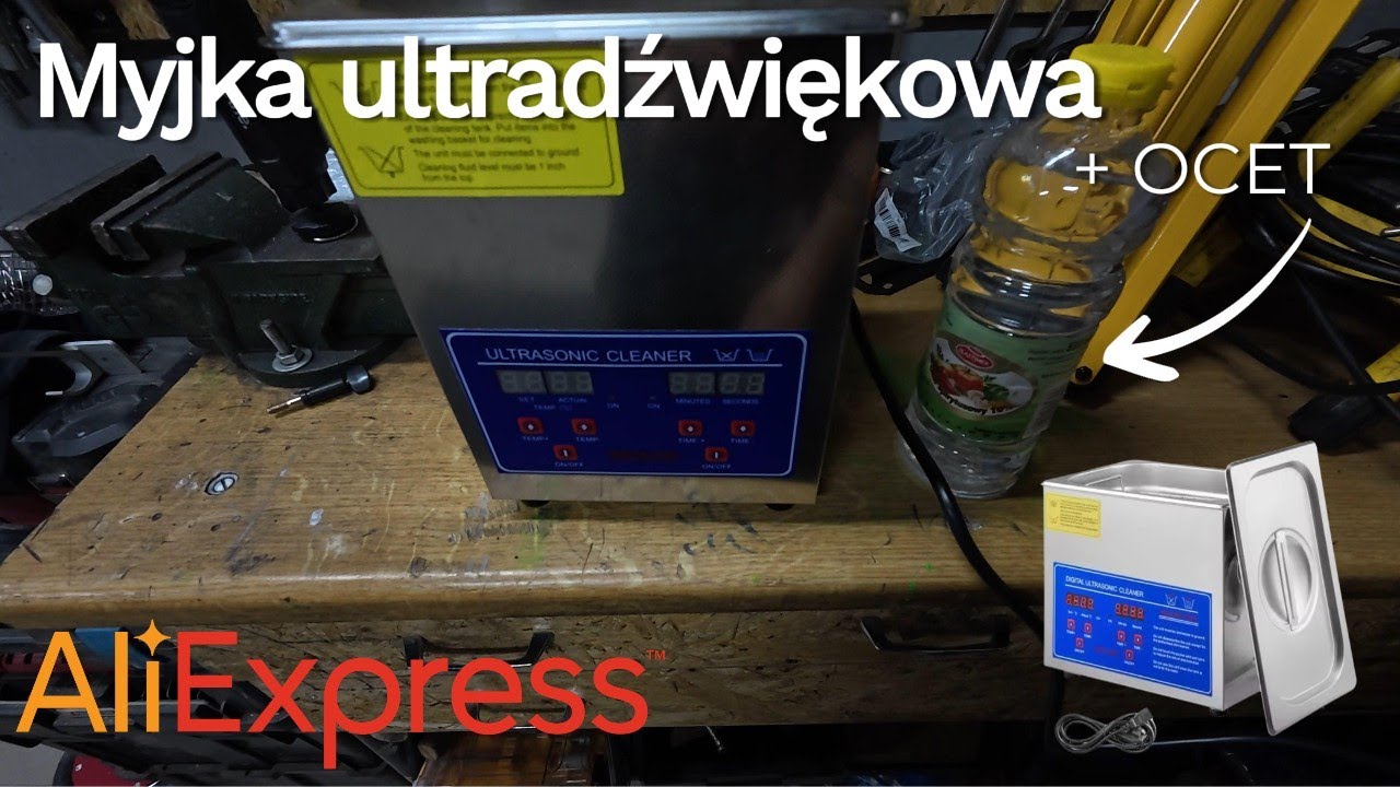 Myjka ultradźwiękowa z AliExpress - VEVOR 2l