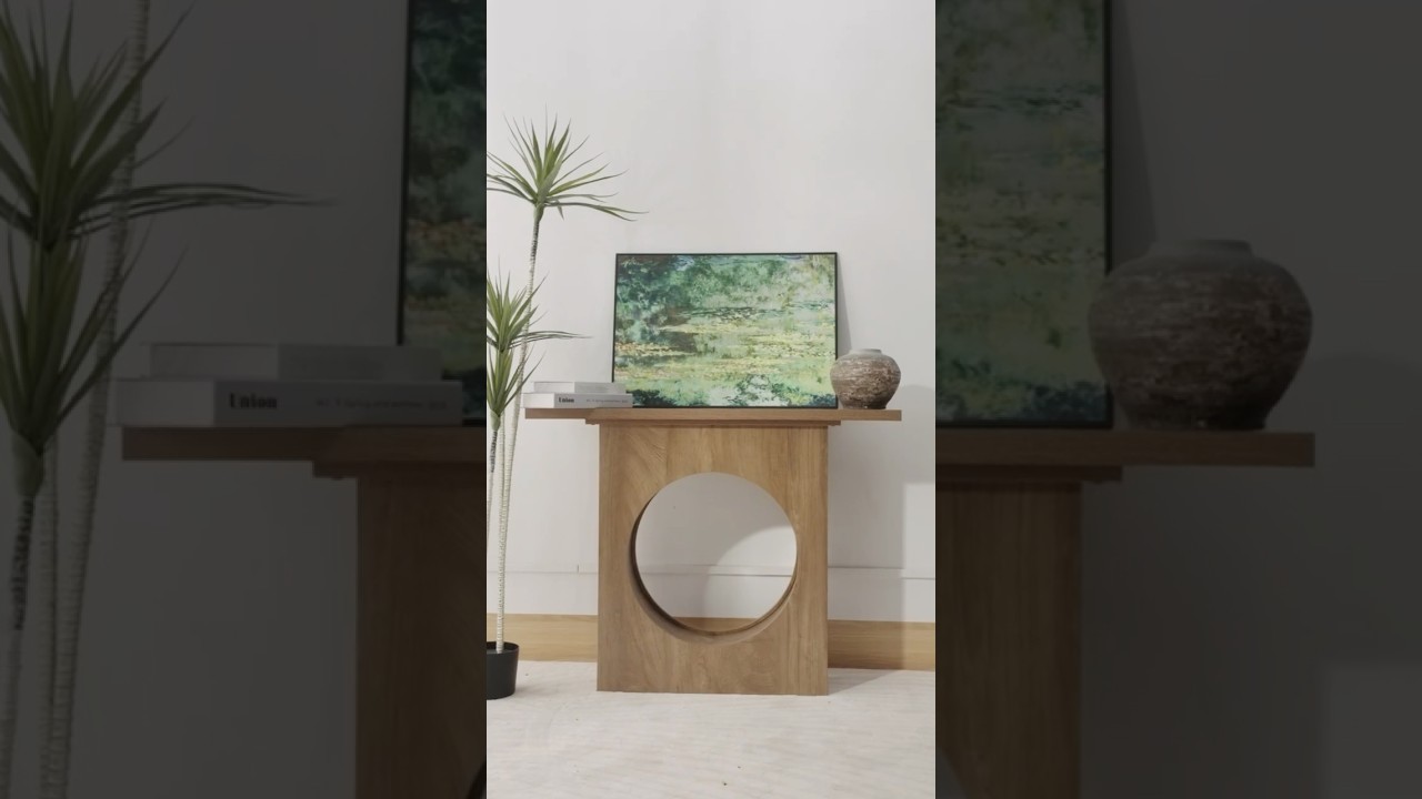 Elevate Your Entryway with Artistic Flair - Console Table Magic 🎨✨
