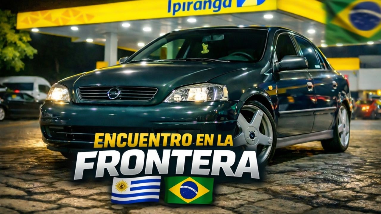 ASI SE VIVE UN ENCUENTRO DE AUTOS EN LA FRONTERA 🇧🇷🇺🇾