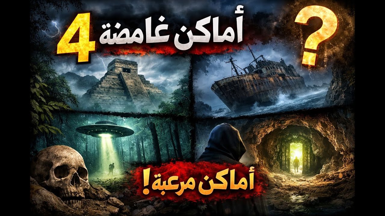 4 أماكن محرّمة على كوكب الأرض | الدخول إليها يعني الموت أو الاختفاء! 😱