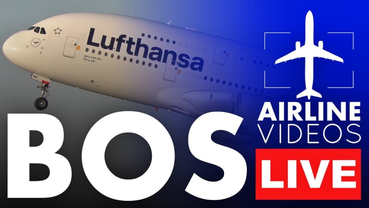🔴LIVE 4K PLANE SPOTTING at Boston Logan Airport (BOS)