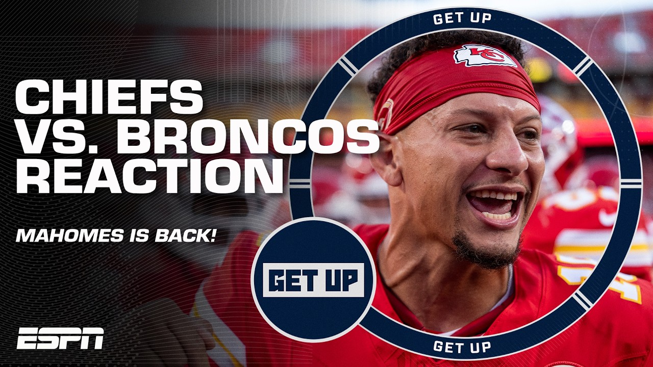 &lsquo;That was MIDSEASON Patrick Mahomes!&rsquo; - Steve Smith Sr. 🤯 l Get Up