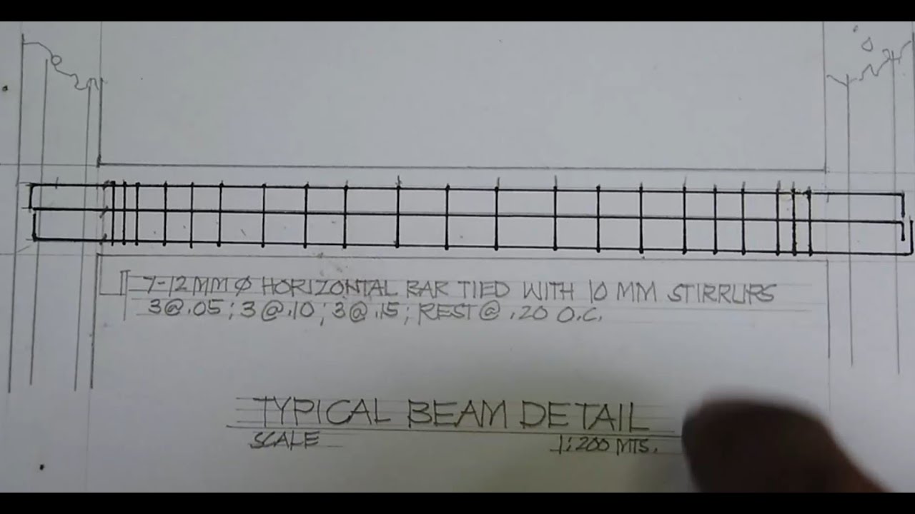 Typical beam detail #tutorial #56