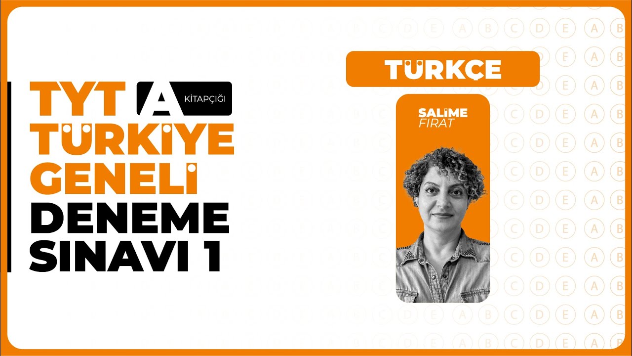 3D Türkiye Geneli Deneme Sınavı 1 - TYT - A Kitapçığı Türkçe Soru Çözümleri