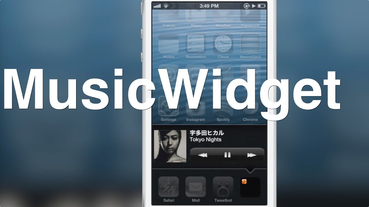 MusicWidget (velox style)