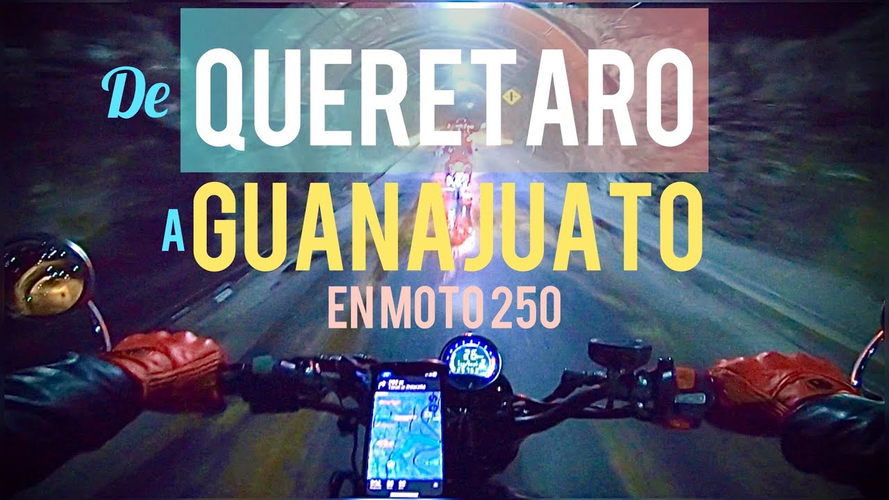 Viaje en Moto de 400km en rocketman 250 y screamer 250 de Vento, de Queretaro a Guanajuato.