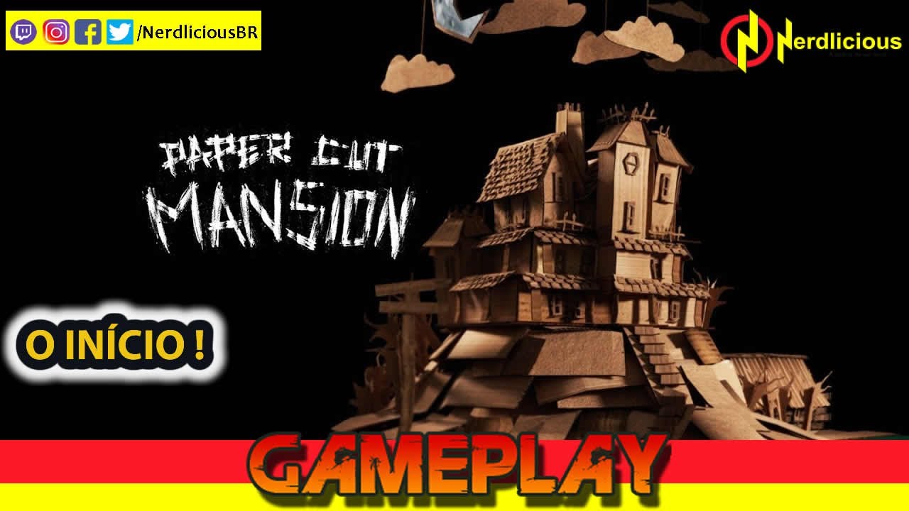 🎮 GAMEPLAY! Analisamos o jogo PAPER CUT MANSION, um Terror de Sobreviv&ecirc;ncia para PC
