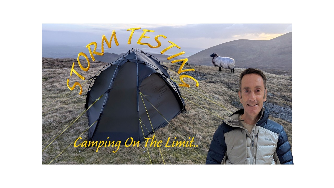 Tent Storm Testing On the Limit - The Nortent Varde 1 4 Season Tent