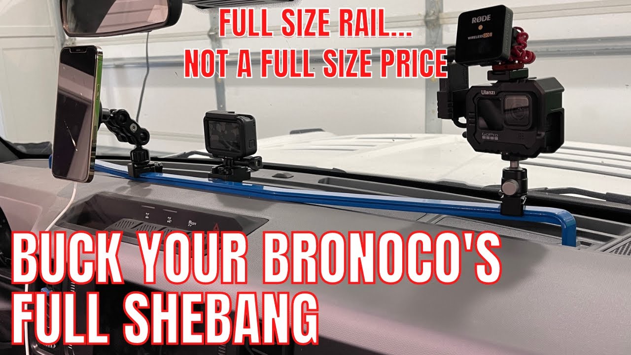 Buck Your Bronco's New Full Shebang BYOD Rail. Full Size Rail For A Not So Full Size Price.