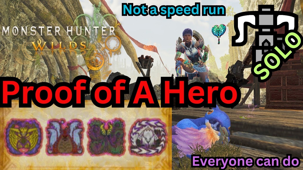 Proof of a Hero Solo HBG : ปืนหนักเควสท์มอนสี่ส้มคนเดียว
