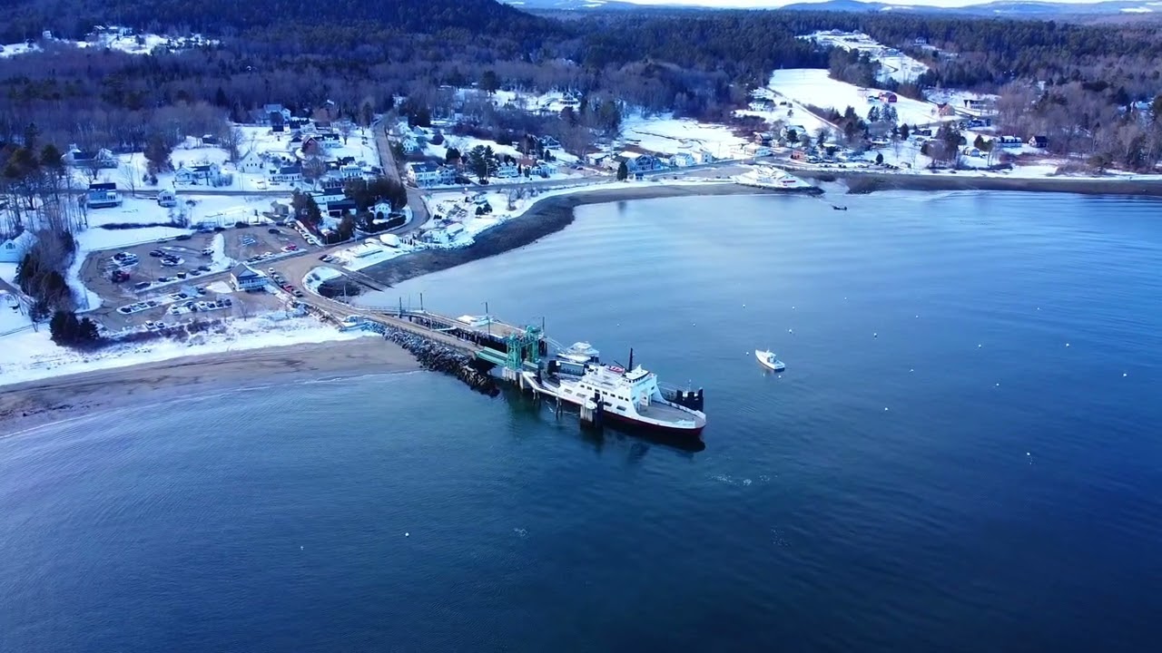 Lincolnville Ferry in 4k UHD