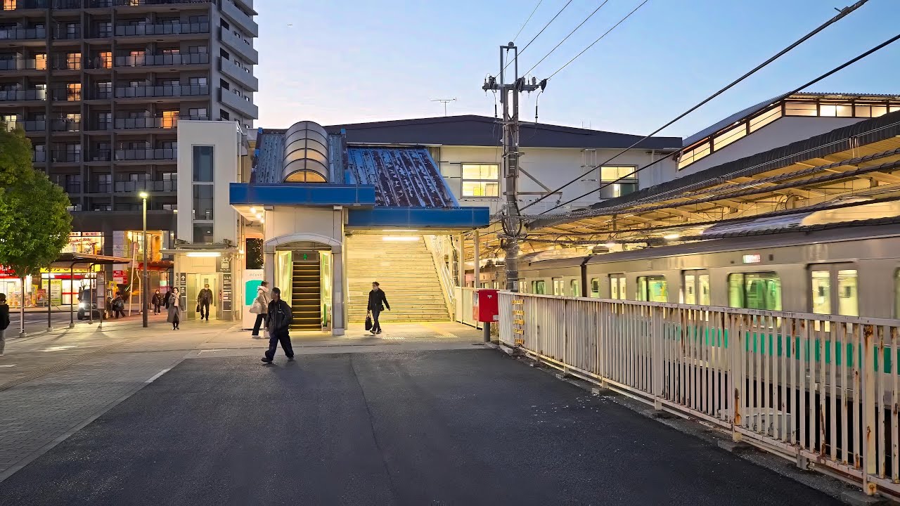 Chiba, Kashiwa evening walk, Japan 2025 • 4K HDR