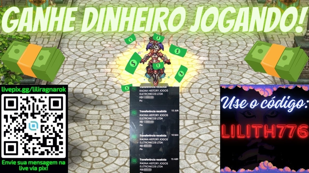 COMO GANHAR DINHEIRO JOGANDO! (Não é clickbait!) - Ragnarok- [History Reborn] #1