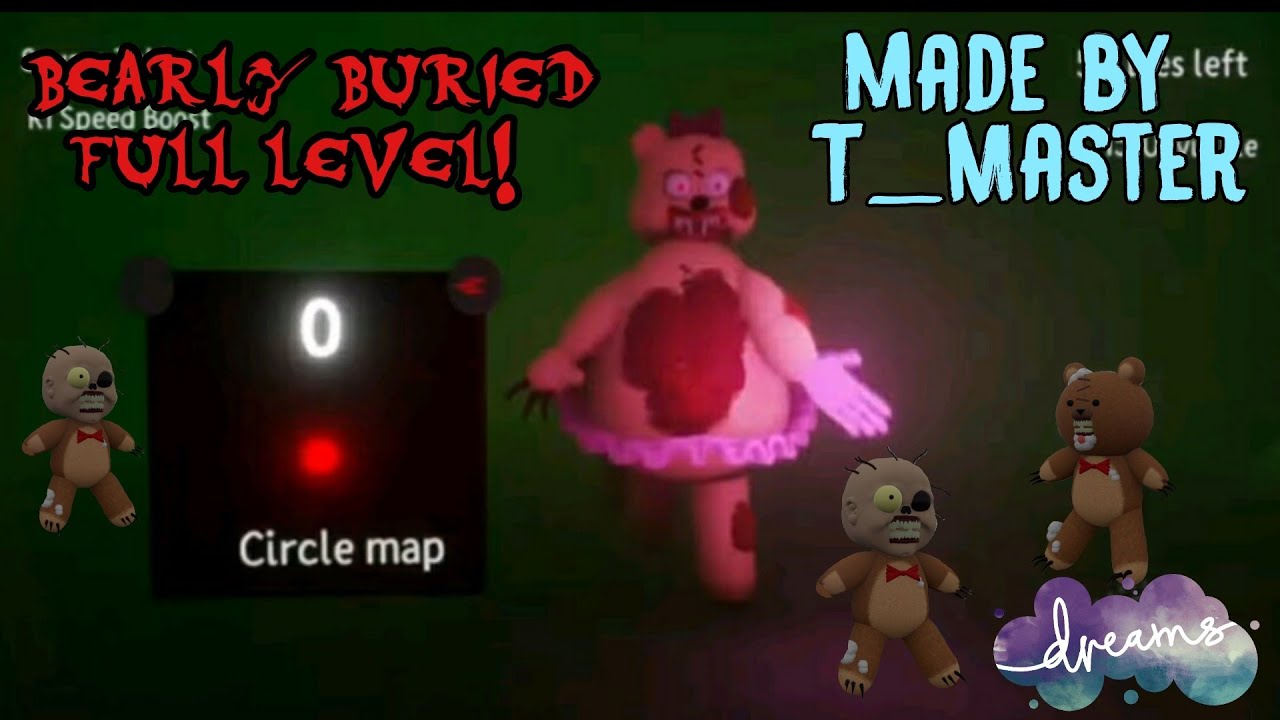 Bearly Buried full version gameplay (fanmade) made by T_Master in Dreams!