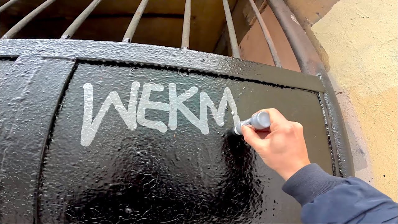 Graffiti review with Wekman // Grog mercury chrome paint