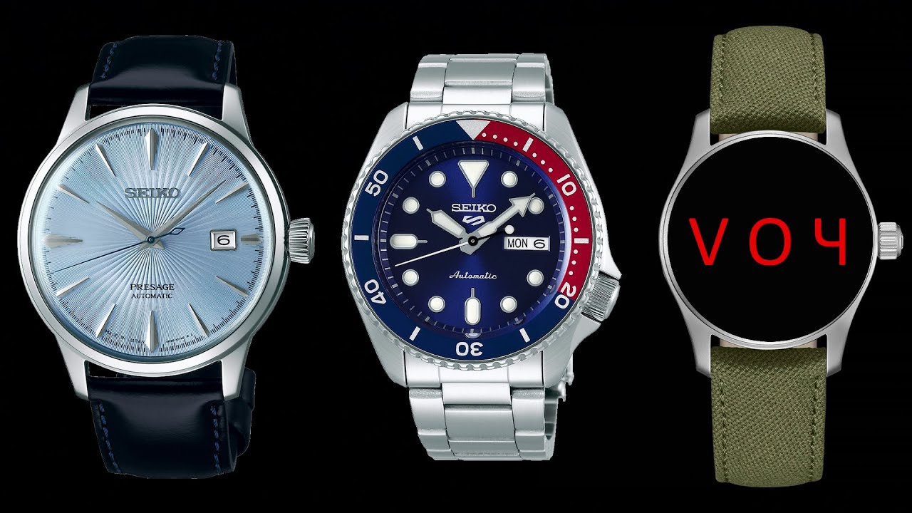 ТОП 5 ЧАСОВ - ДО 500 ЕВРО В 2022 / ORIENT - SEIKO - HAMILTON