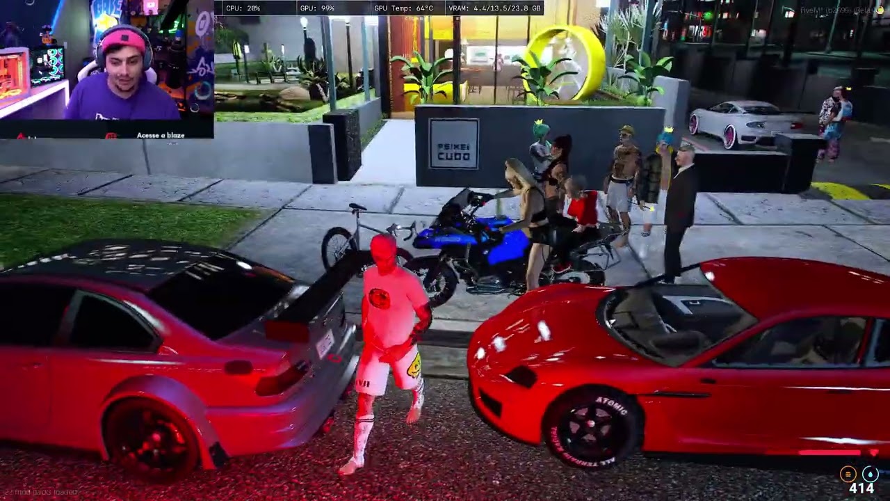 GABE PEIXE ENCONTROU SUA FILHA NA CIDADE