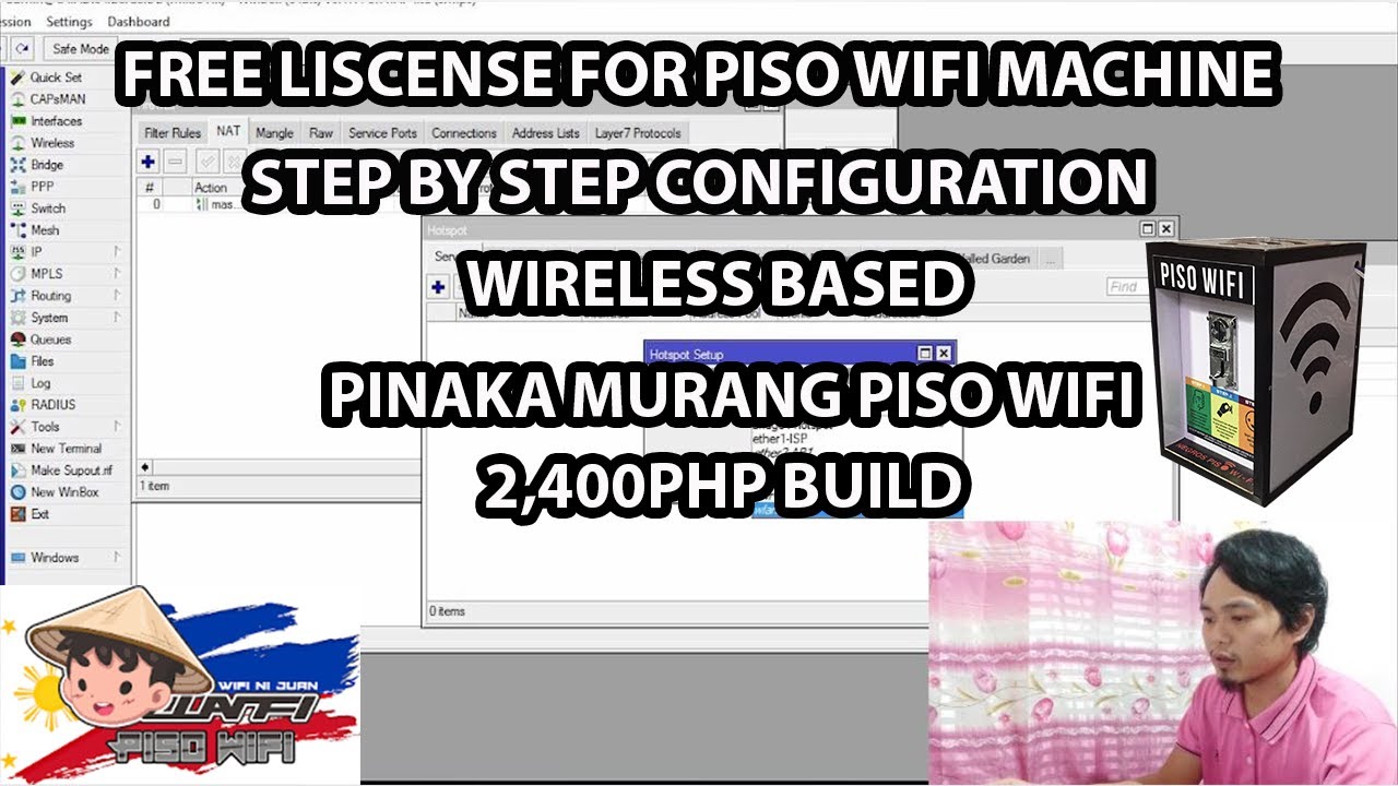 Paanu Setup at configure pinakamurang piso wifi build? |FREE LISCENCE|Wireless Based|JuanFi System|