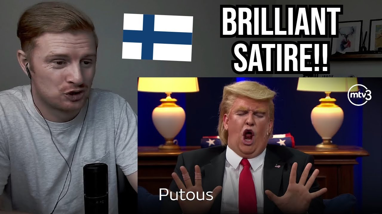 Reaction To Finnish Satire on Trump, Obama & Kim Jong-un (Putous)