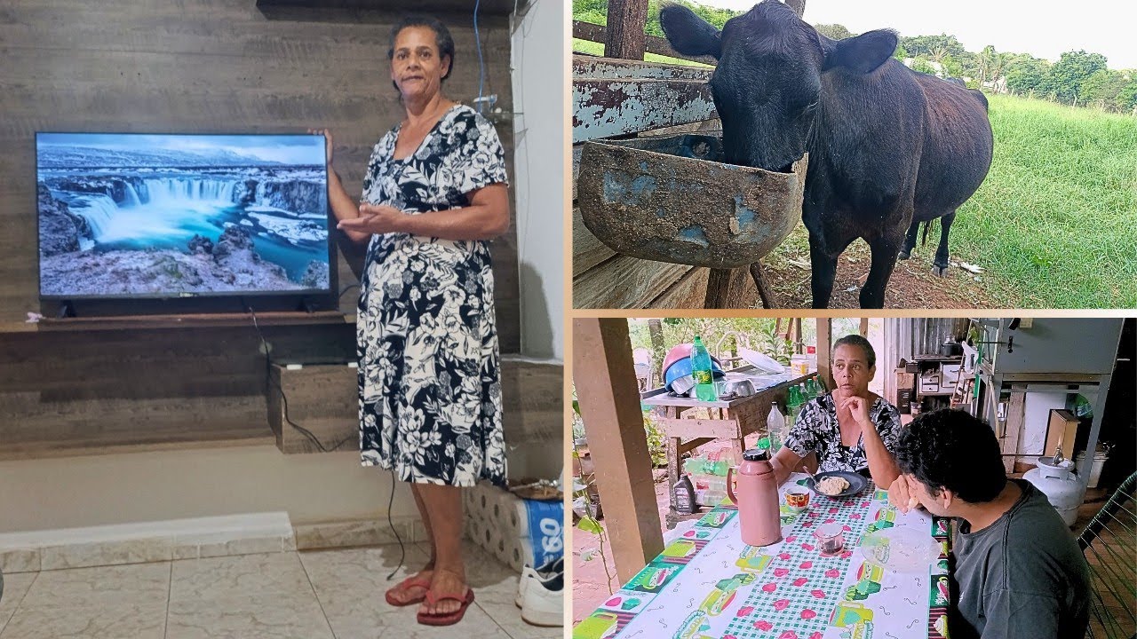 A VAQUINHA AGRADECEU COCHO NOVO CAFÉ DA TARDE E TV NOVA EM CASA!