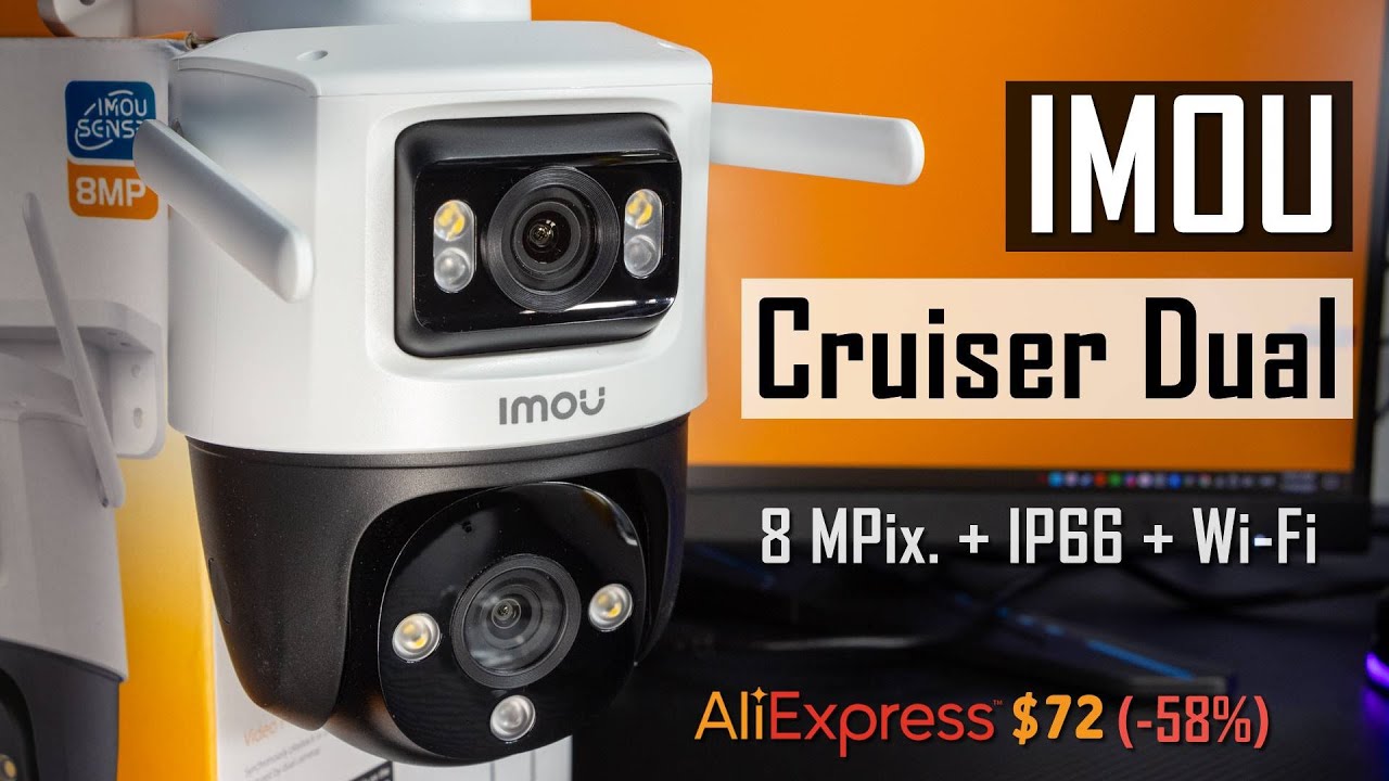 Дві камери в одній — як це працює? Камера з Aliexpress - IMOU Cruiser Dual 8MP за $72