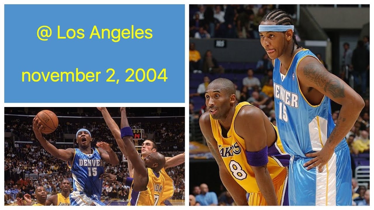 Carmelo Anthony 20 pts @ Los Angeles Lakers (november 2, 2004)