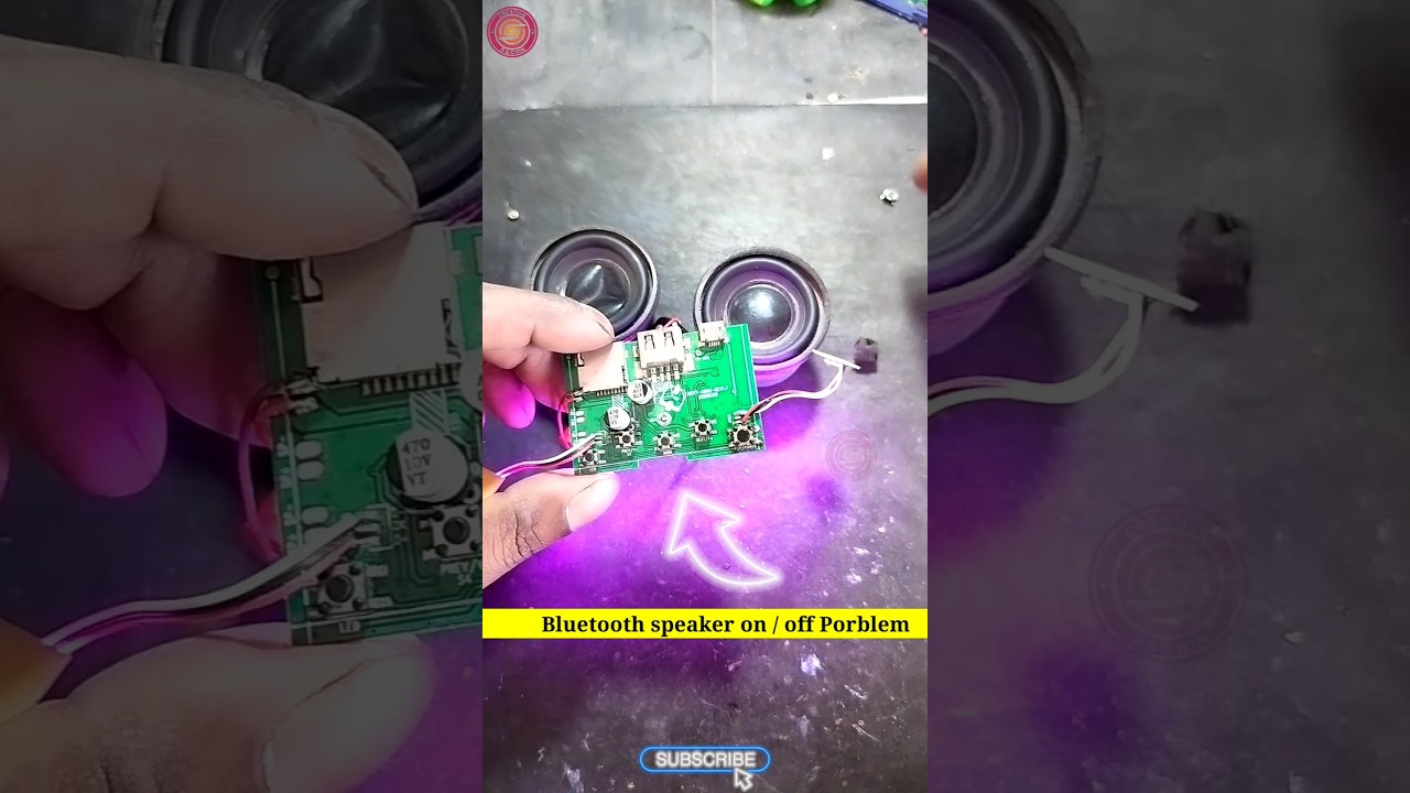 Bluetooth speakers On Off Porblem #shorts #viral #repair